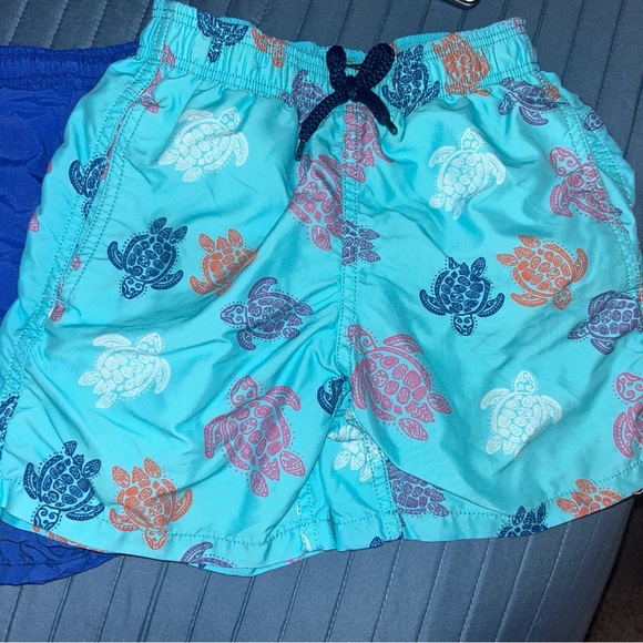 Kids Turtle Print Swim Shorts - Picture 1 of 5